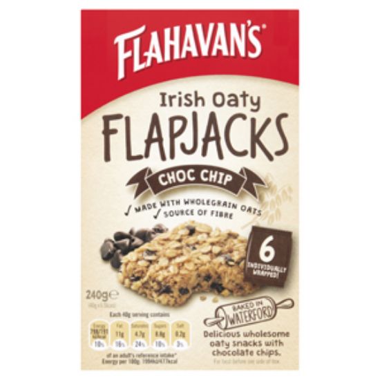 Picture of Flapjack Choc Chip Flahavans 40gx6pk  x16